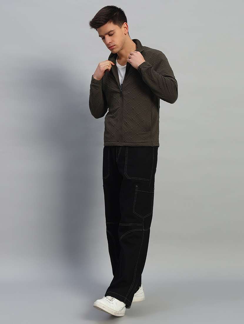 men long sleeves plain sweatshirt - 21688933 - Standard Image - 4