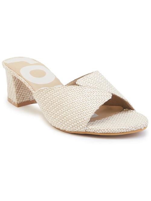 women beige block heel sandal - 21689363 -  Standard Image - 0