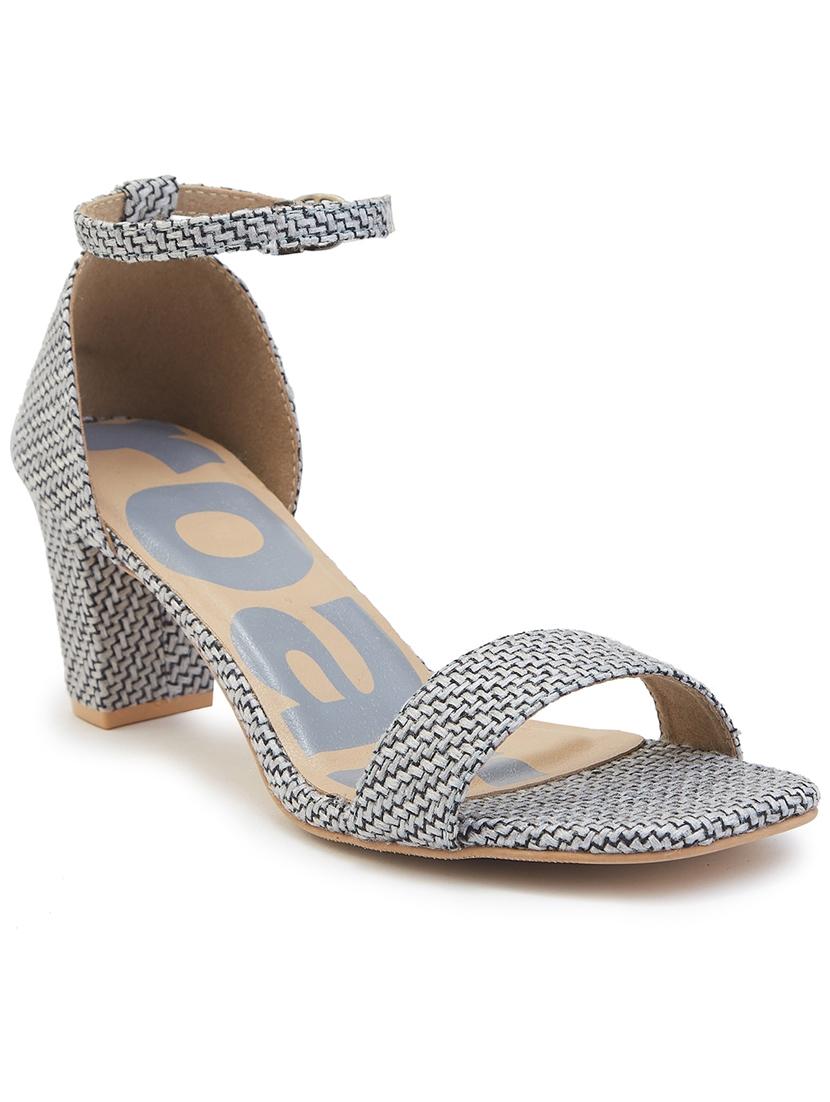 women grey ankle strap sandal - 21689364 -  Zoom Image - 0