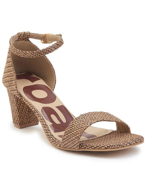 women bronze ankle strap sandal - 21689365 -  Standard Image - 0