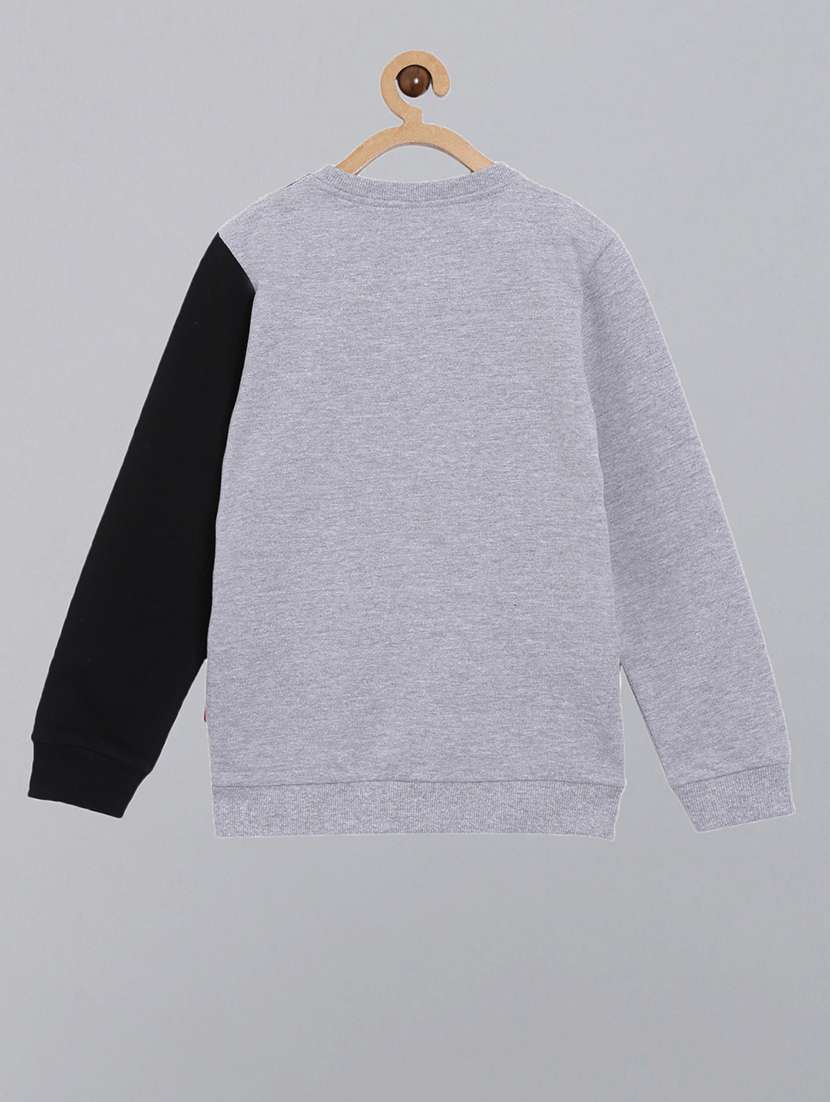 boys color block long sleeve sweatshirt - 21689523 -  Standard Image - 1