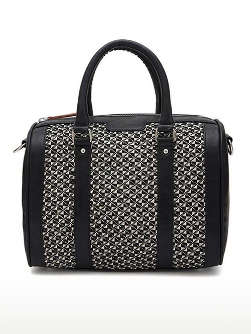 women black textured handbag - 21689803 - Standard Image - 0