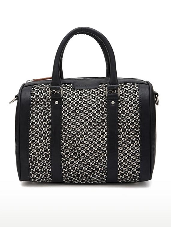 women black textured handbag - 21689803 - Zoom Image - 0