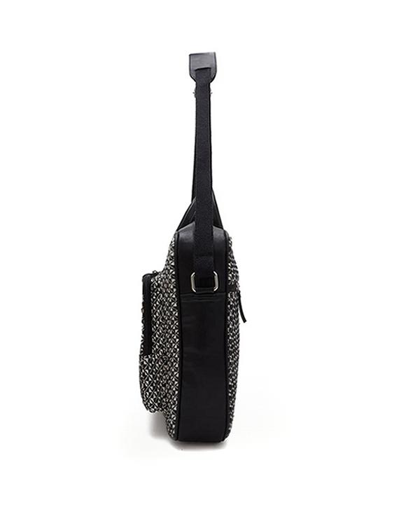 men black printed adjustable strap laptopbag - 21689805 - Standard Image - 4