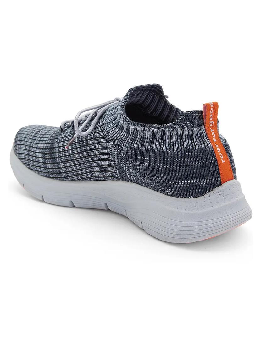 grey lace up casual shoes - 21689807 - Standard Image - 1