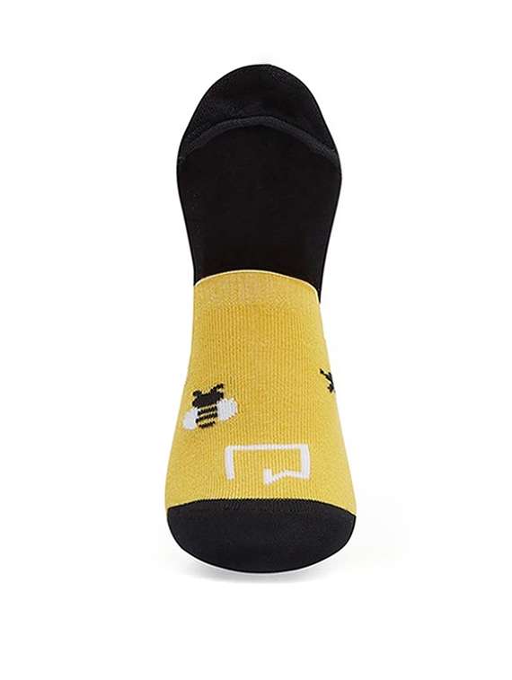 unisex printed no show socks - 21689822 -  Standard Image - 1