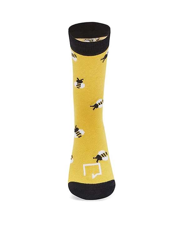 orange linen ankle length sock - 21689830 - Standard Image - 1