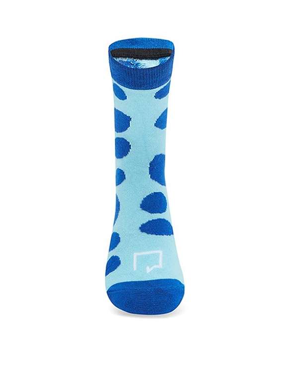 blue linen ankle length sock - 21689833 -  Standard Image - 1