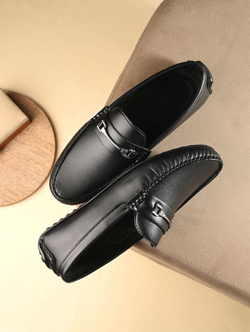 men slip on horsebit loafers