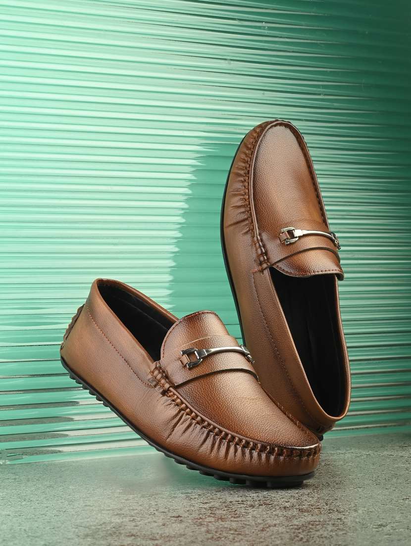men slip on horsebit loafers