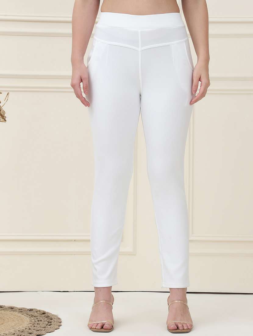 women pack of 2 solid jegging - 21690677 -  Standard Image - 1