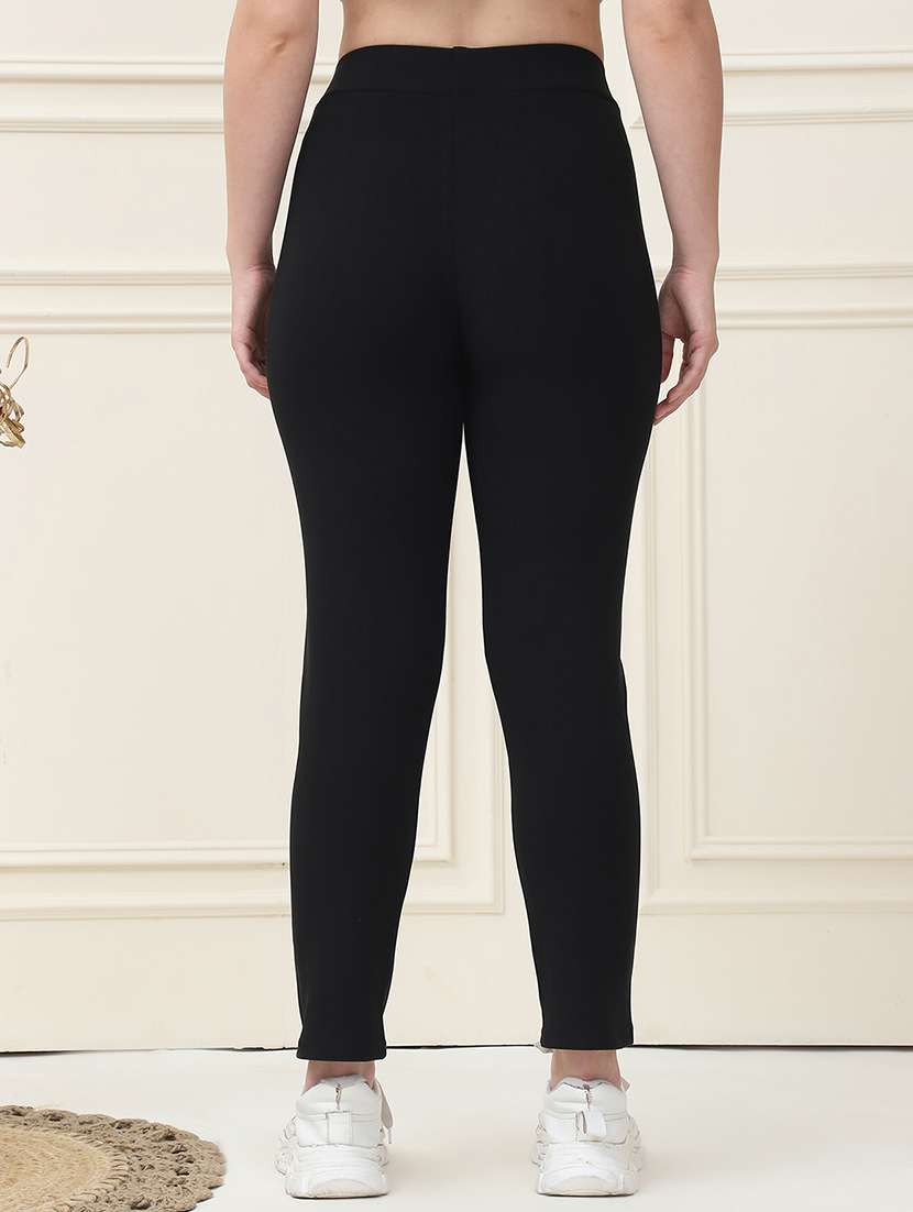 women pack of 2 solid jegging - 21690677 -  Standard Image - 4