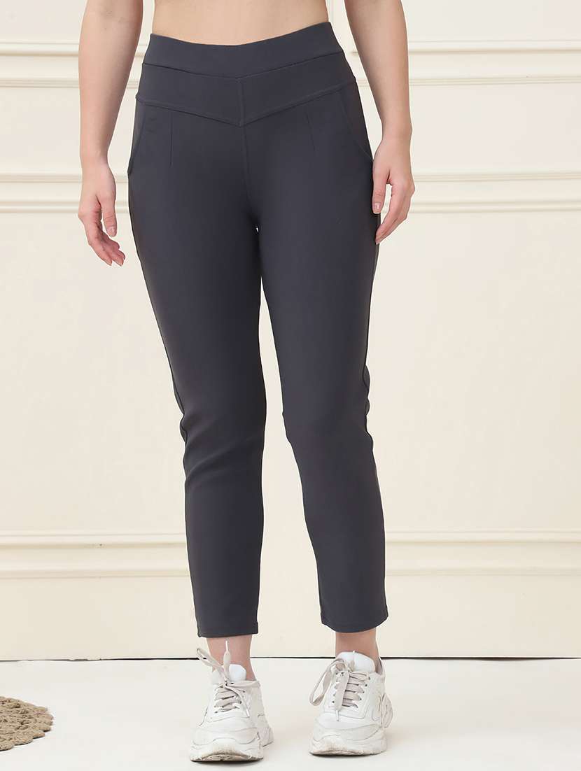 women pack of 2 solid jegging - 21690678 -  Standard Image - 1