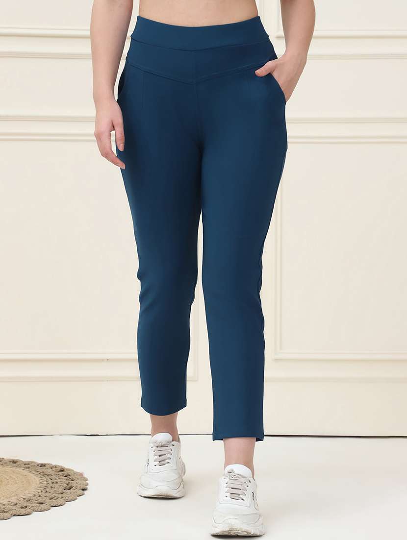 women pack of 2 solid jegging - 21690684 -  Standard Image - 1