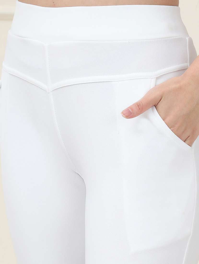 women pack of 2 solid jegging - 21690691 -  Standard Image - 6