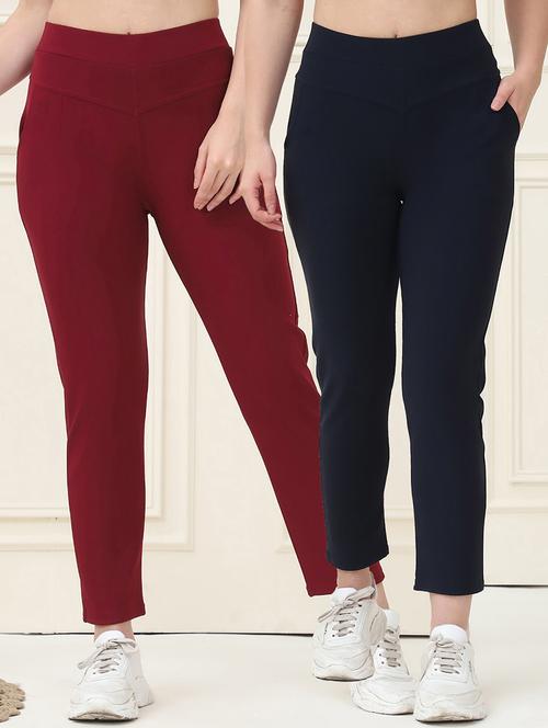 women pack of 2 solid jegging - 21690703 -  Standard Image - 0