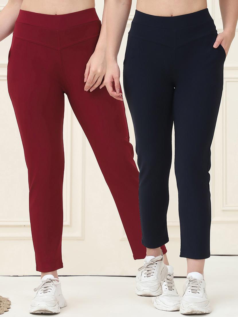 women pack of 2 solid jegging - 21690703 -  Zoom Image - 0