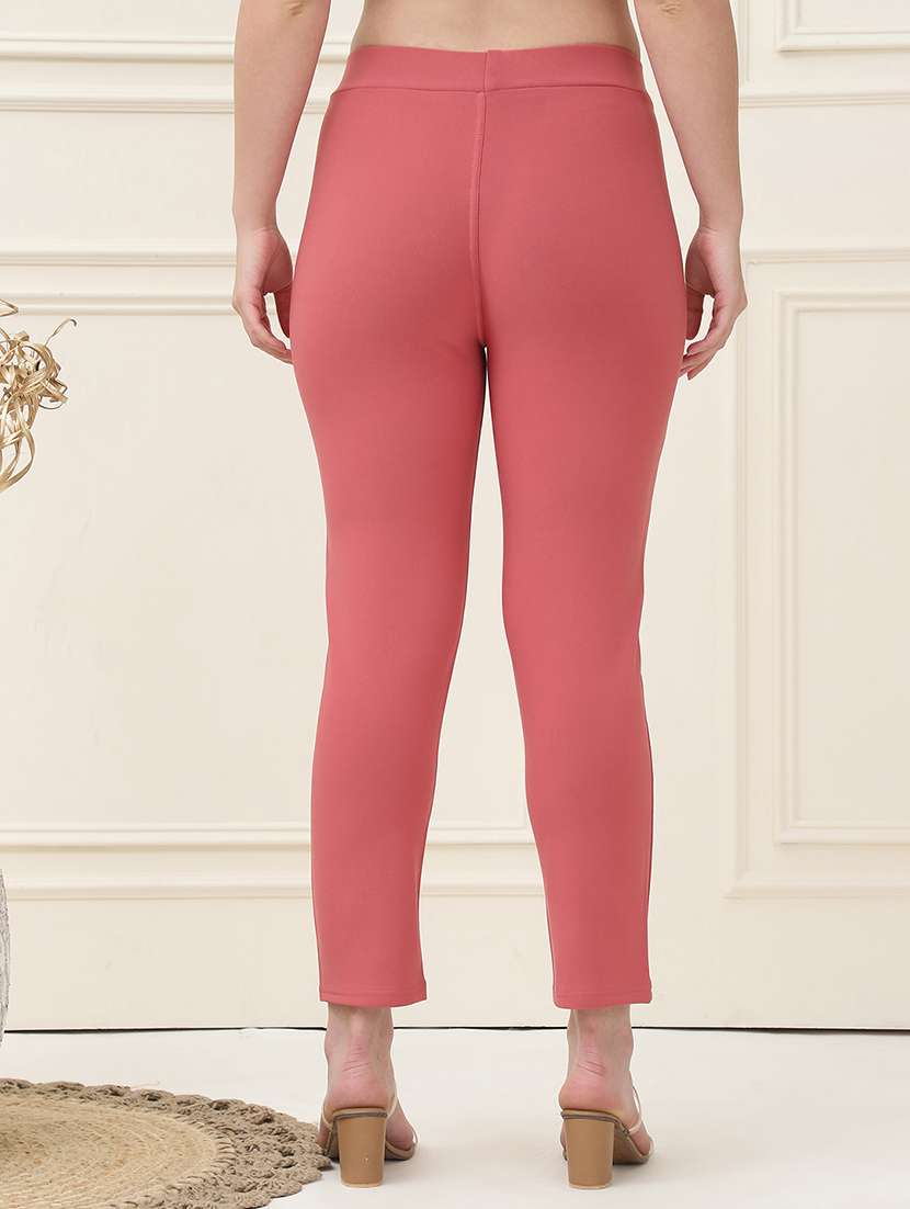 women pack of 2 solid jegging - 21690710 -  Standard Image - 4