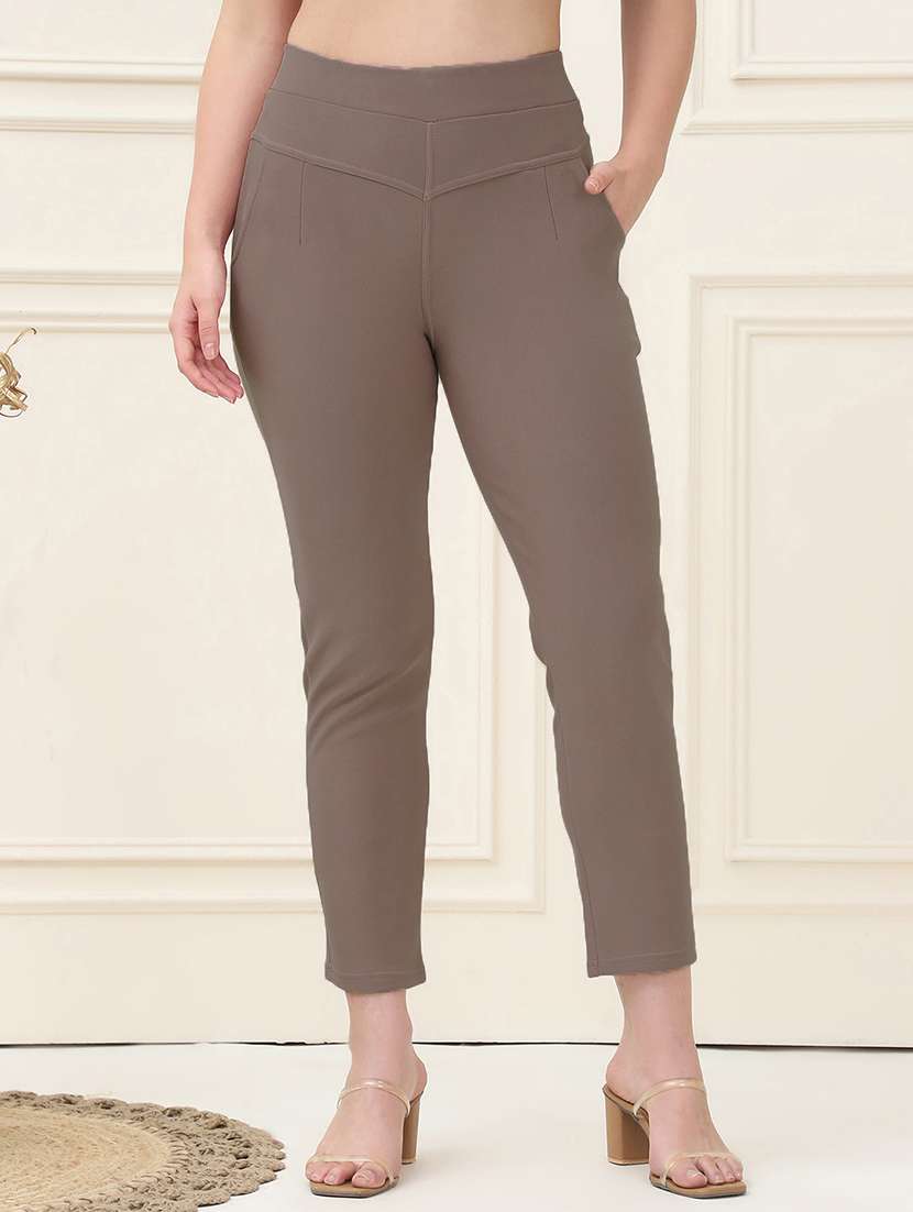 women pack of 2 solid jegging - 21690716 -  Standard Image - 1