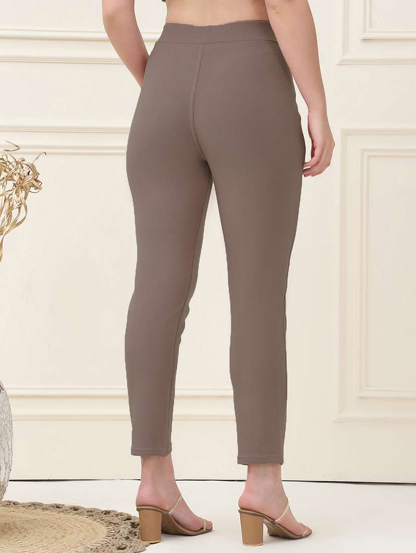 women pack of 2 solid jegging - 21690719 -  Standard Image - 4