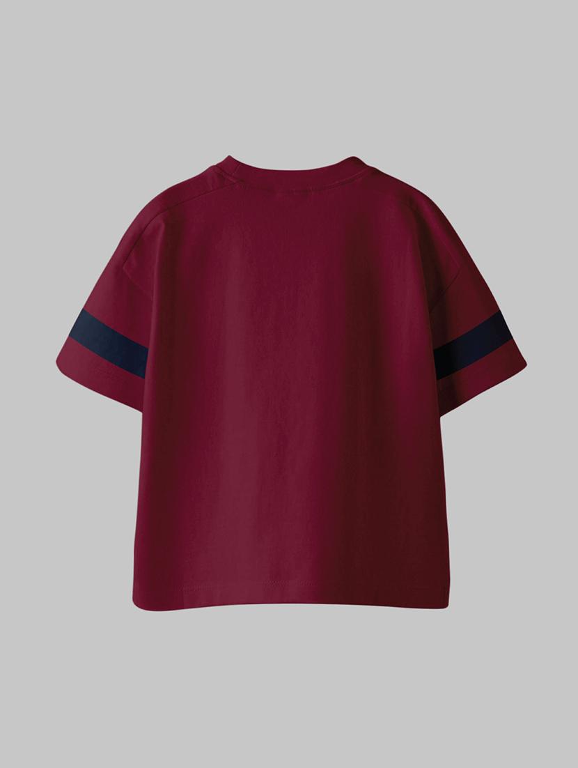 boys front print short sleeve t-shirt - 21690880 - Standard Image - 1