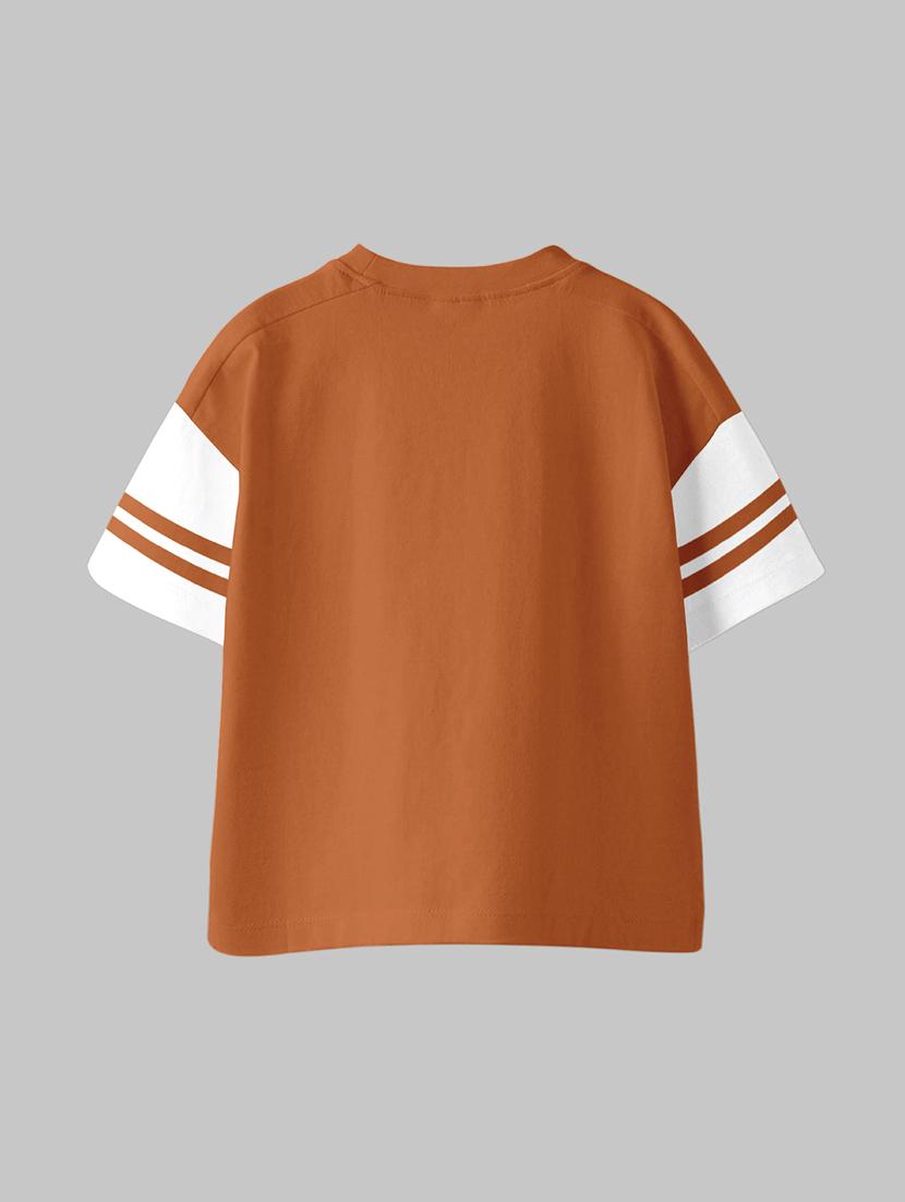 boys color block short sleeve t-shirt - 21690882 - Standard Image - 1
