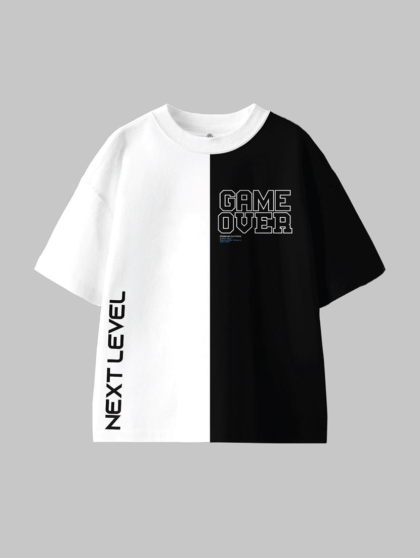 boys color block short sleeve t-shirt