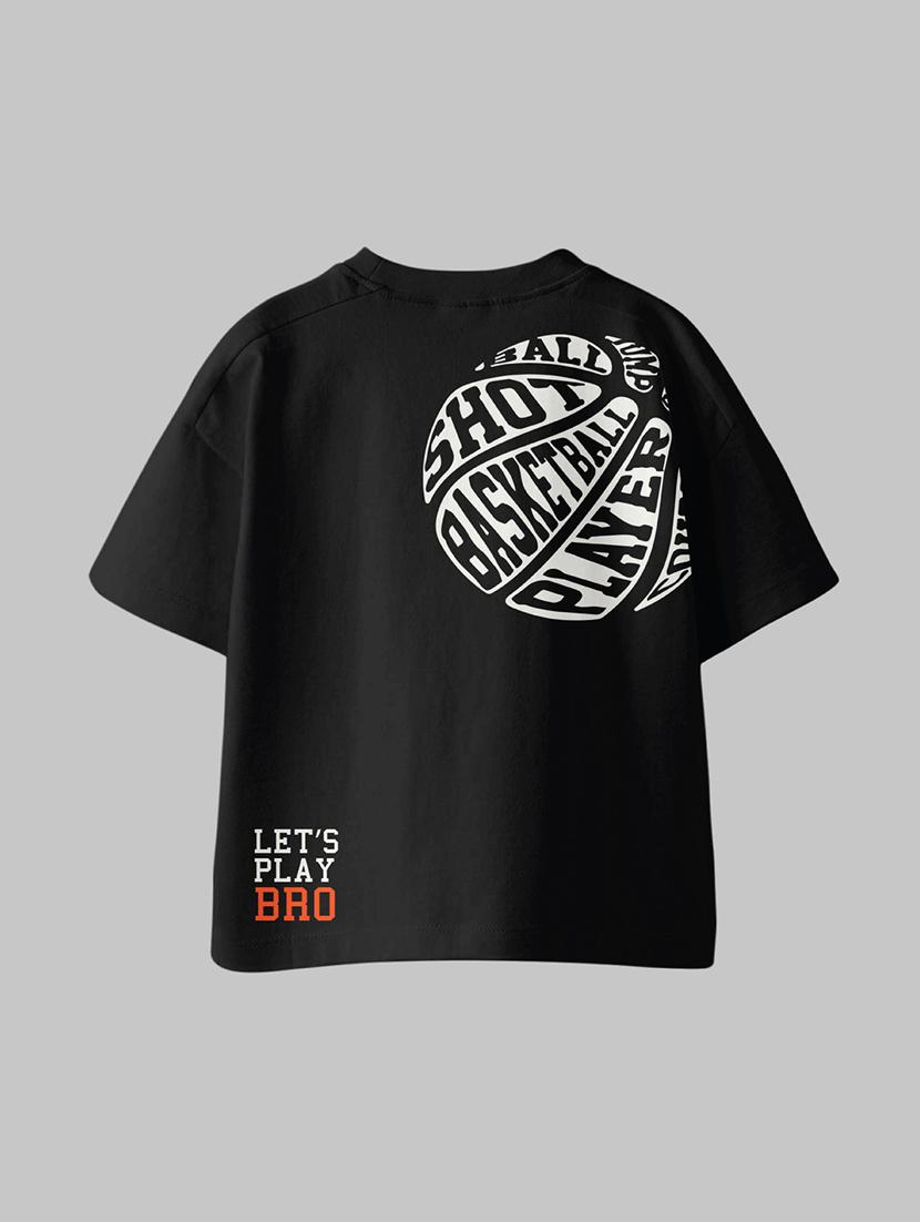 boys back print short sleeve t-shirt - 21690891 - Standard Image - 1
