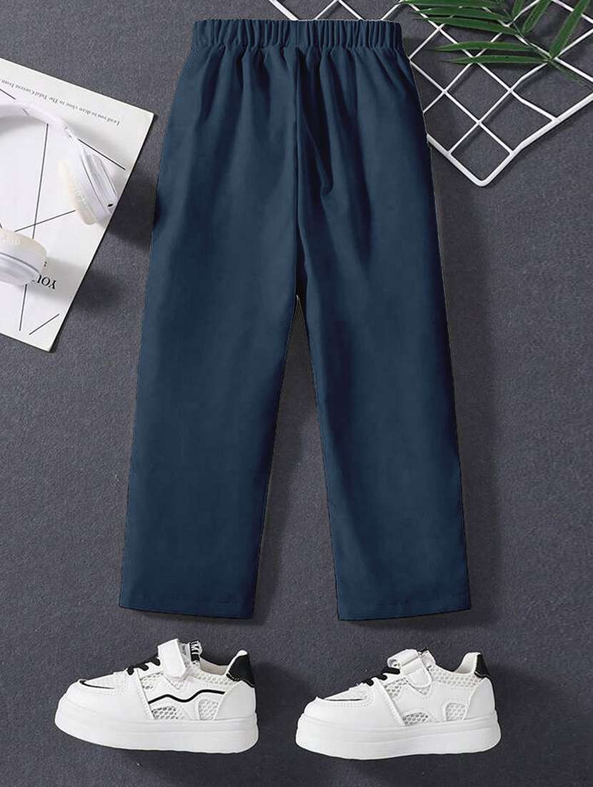 boys typography print track pant - 21690895 -  Standard Image - 1