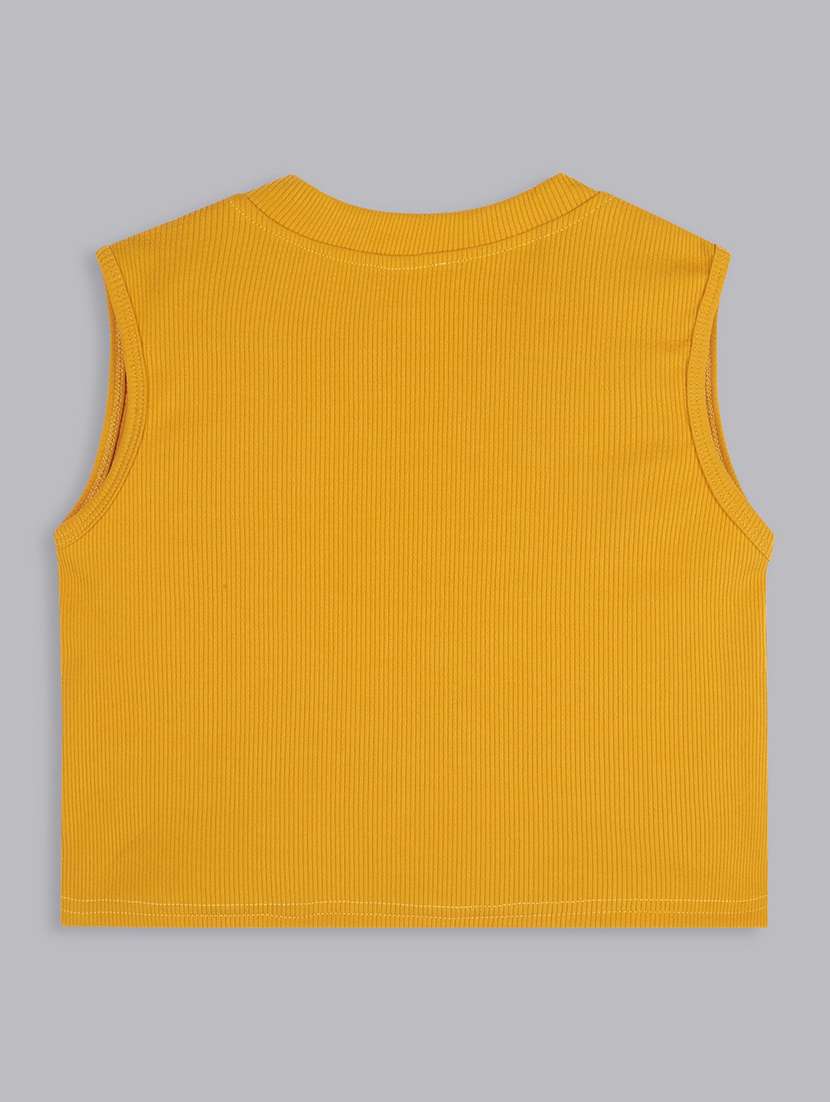 girls round neck graphic printed top - 21691275 - Standard Image - 1