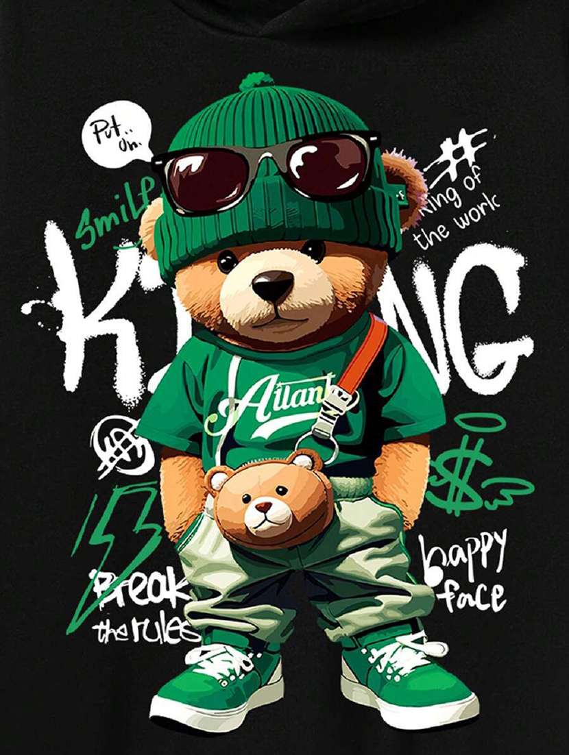 kids long sleeves front print sweatshirt - 21691314 - Standard Image - 4