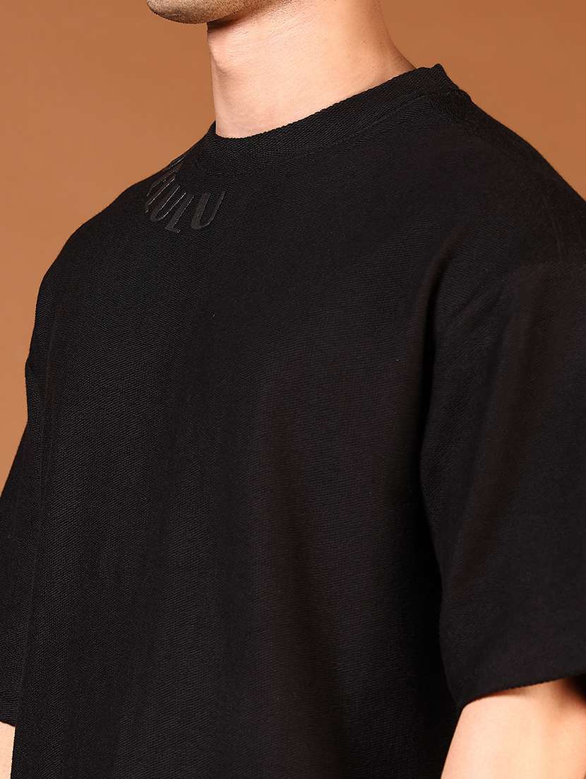 men placement print round neck regular fit t-shirt - 21691367 - Standard Image - 4