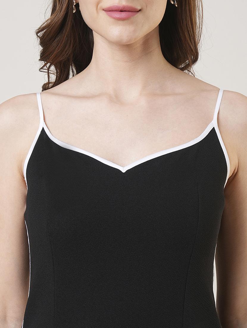 women sweetheart neck solid regular top - 21691716 - Standard Image - 4