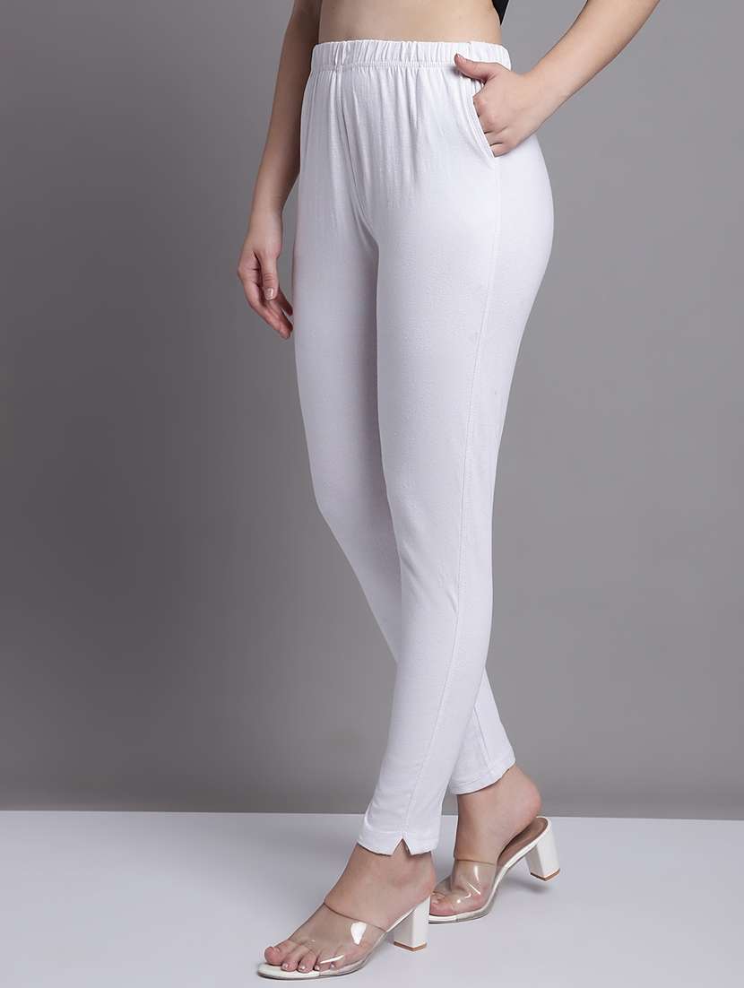 women mid rise solid legging - 21691722 -  Standard Image - 1