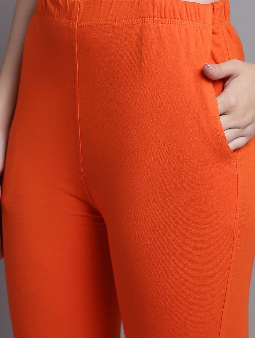 women pack of 2 solid leggings - 21691777 -  Standard Image - 6