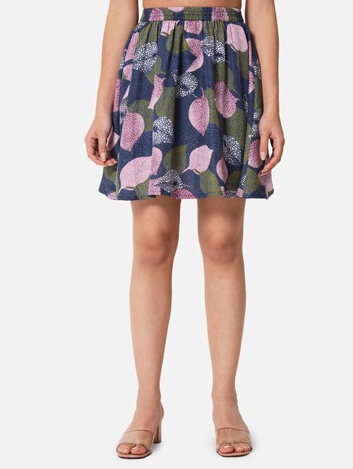 women printed high rise flared skirt - 21691798 -  Standard Image - 0