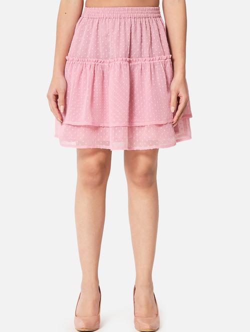 women self designed high rise layered skirt - 21691802 -  Standard Image - 0