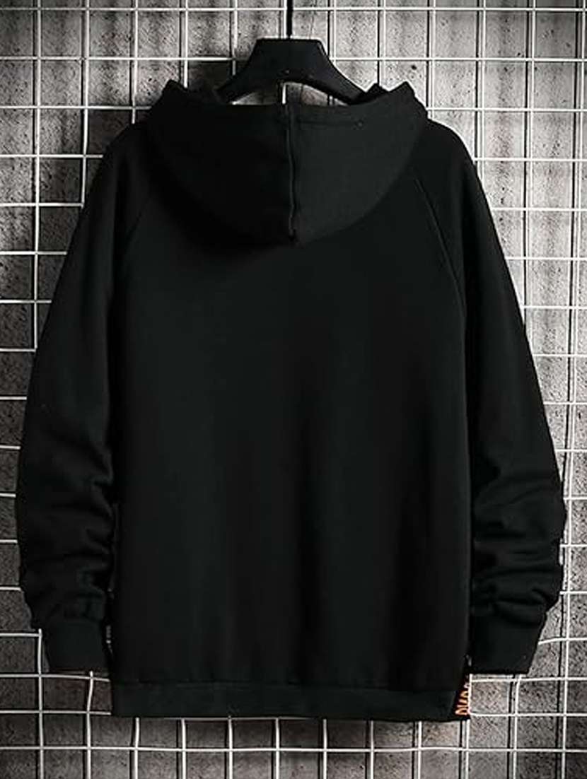 men long sleeves front print sweatshirt - 21692049 -  Standard Image - 1