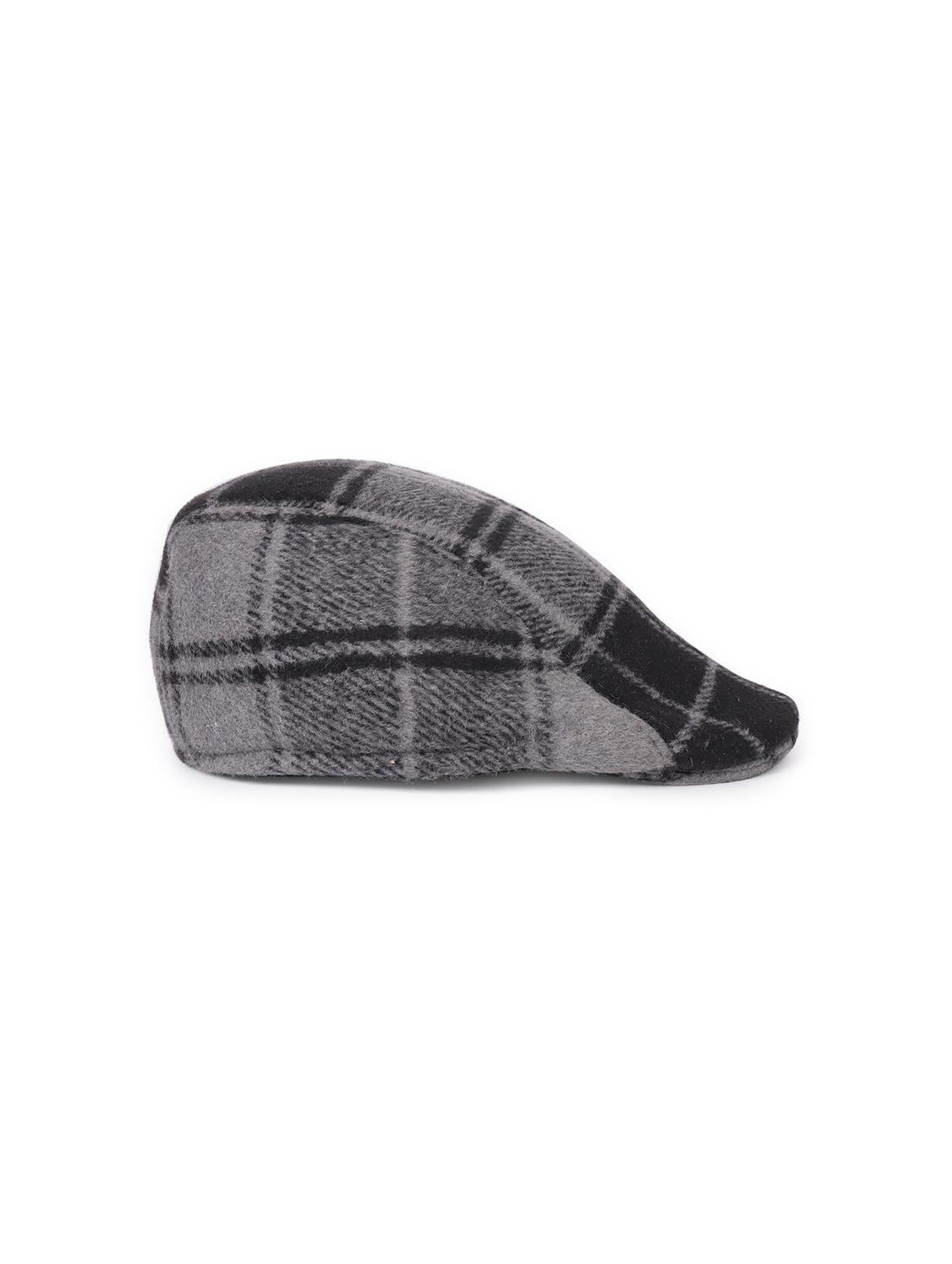 men grey checkered golf cap - 21692657 - Standard Image - 1