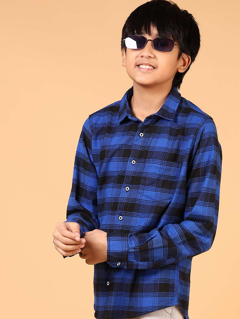 men checkered long sleeve shirt - 21692689 -  Standard Image - 1
