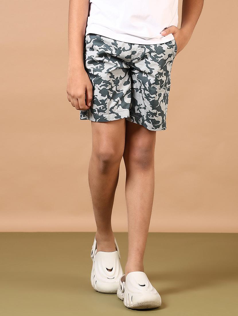 boys camouflage printed mid rise shorts  - 21692739 -  Zoom Image - 0