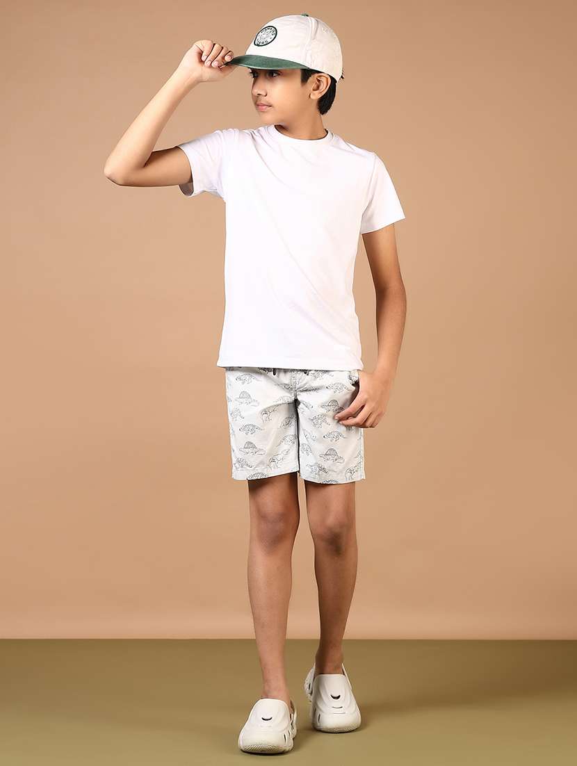 boys printed mid rise shorts - 21692740 -  Standard Image - 4