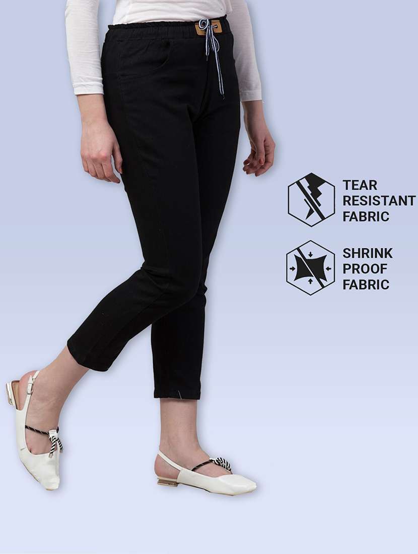 women solid mid rise slim fit jean - 21692979 -  Standard Image - 1