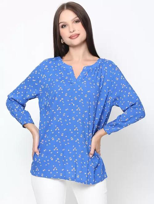 women floral printed long sleeve top - 21693404 -  Standard Image - 0