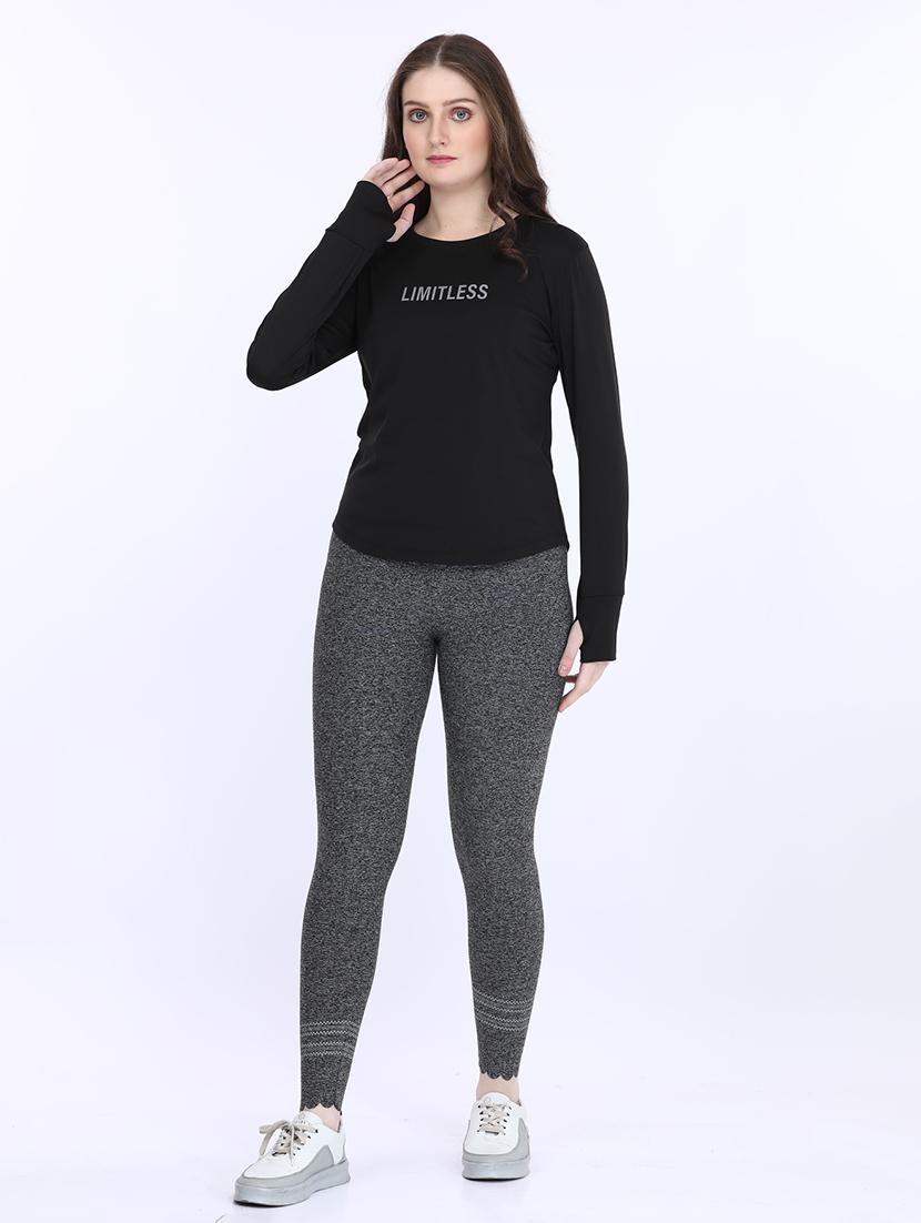 women round neck long sleeve t-shirt - 21693607 - Standard Image - 4