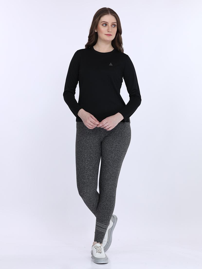 women round neck long sleeve t-shirt - 21693610 - Standard Image - 4
