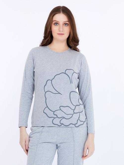 women round neck long sleeve t-shirt - 21693612 -  Standard Image - 0