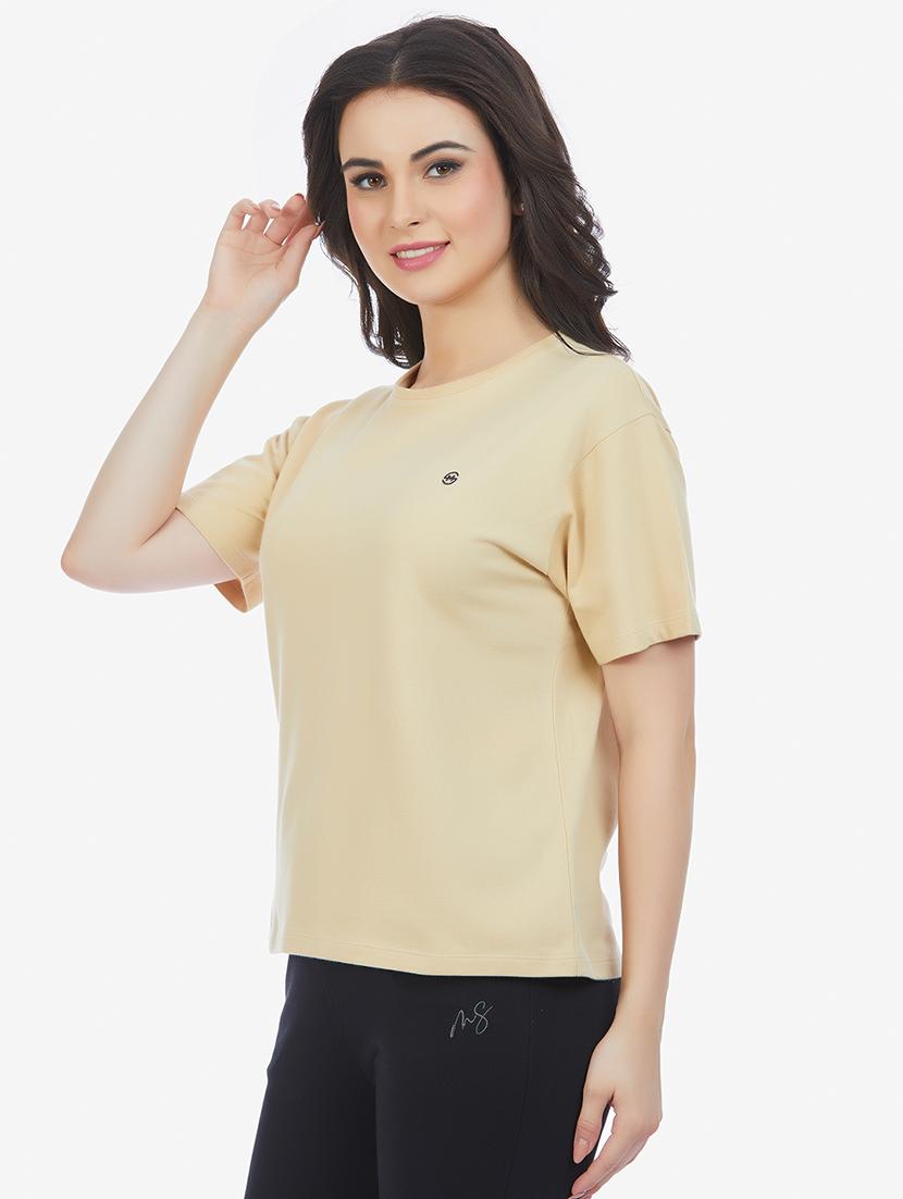 women round neck short sleeve t-shirt - 21693618 - Standard Image - 1