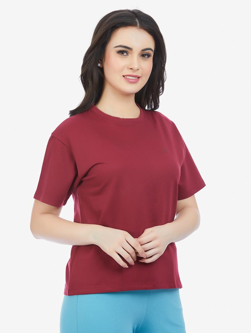 women round neck short sleeve t-shirt - 21693619 - Standard Image - 1