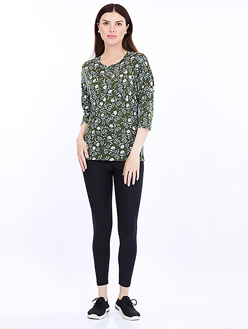 green cotton regular tshirt - 21693621 - Standard Image - 4